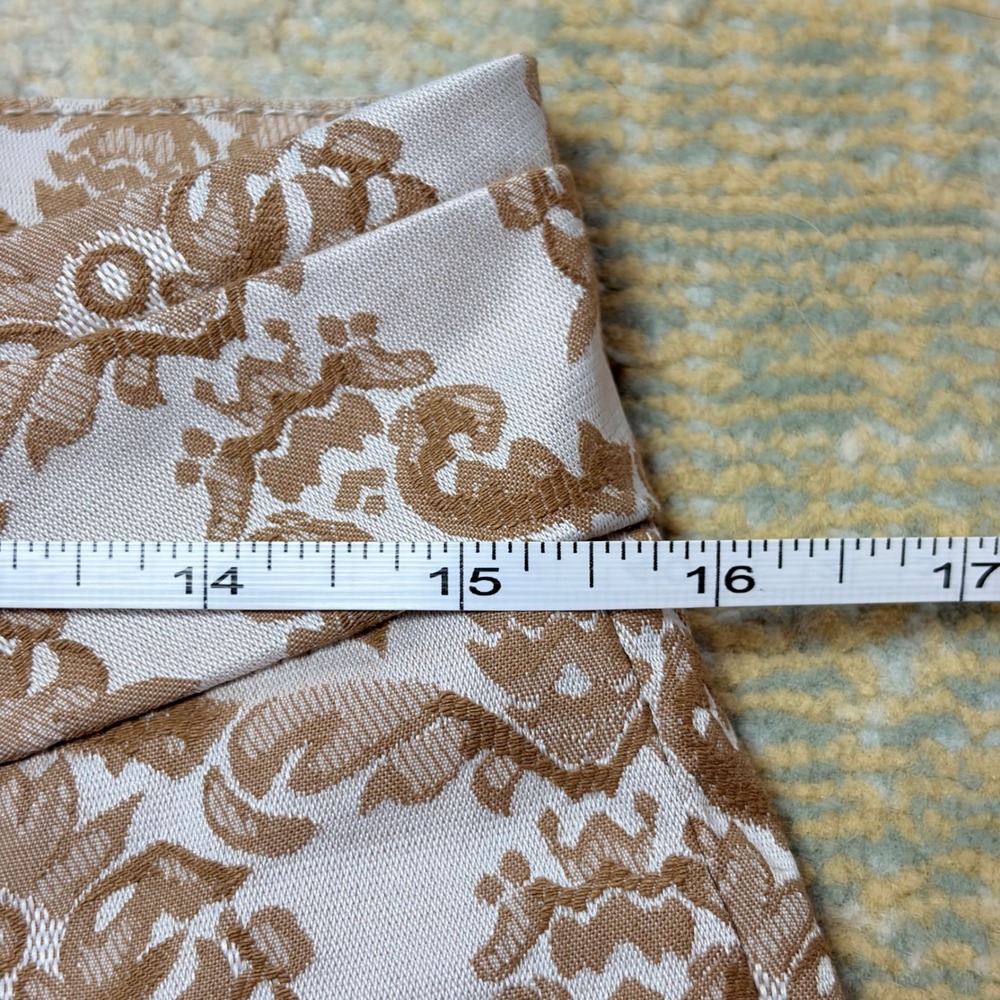 Womens Anthropologie damask cartonnier Charlie ankle straight leg trousers 4 - Picture 6 of 12